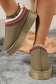 Chestnut Suede Contrast Print Plush Lined Snow Boots


		Step into comfort and style with its round-toe design and slip-on style
	
	
		Keep your feet warm during winter with the thermal plush-lined design
	
	
Shoes & BagsDalilly Designs BoutiqueChestnut Suede Contrast Print Plush Lined Snow Boots