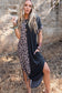 Gray Contrast Solid Leopard Short Sleeve T-shirt Dress with Slits

		This long dress is very friendly to all body shapes
	The leopard print and solid color splicing are stylish
	The roll-up sleeves are loved by people
	With side DressesDalilly Designs BoutiqueGray Contrast Solid Leopard Short Sleeve