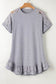 Light Grey Lace Floral Patchwork Ruffled T-shirt Dress

 (1) Size Chart (CM)



Sizes 



Bust
 



Hem_Width
 



Sleeve_Length
 



Length
 





Relax
 



Relax
 



Relax
 



Back
 





S
 



96
 



202
 



3DressesDalilly Designs BoutiqueLight Grey Lace Floral Patchwork Ruffled