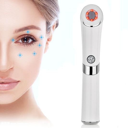 Eye massager
 Features:
 
 1. Ion and vibration massage to remove eye wrinkles more effectively. black eyes. Tighten the skin around your eyes.
 
 2. Smart touch, this machine hAccessoriesDalilly Designs BoutiqueEye massager