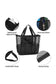 Black Multi-pocket Large Mesh Tote Bag
 Size Chart (CM)



Sizes 



Length
 



Height
 



Width
 






 




 




 





ONE SIZE
 



42~43
 



37~38
 



21~22
 






		This tote bag is perfecShoes & Bags/HandbagsDalilly Designs Boutiqueblack multi-pocket large mesh tote bag