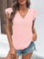 Textured V-Neck Cap Sleeve Blouse
Features: Basic style
Sheer: Opaque
Stretch: No stretch
Material composition: 100% polyester
Care instructions: Machine wash cold. Tumble dry low.
Imported


Size
UTopsDalilly Designs Boutique-Neck Cap Sleeve Blouse