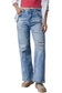 Light Blue High Rise Distressed Straight Leg Jeans

	


		Distressed detailing adds a trendy edge to these high rise jeans
	
	
		The straight leg silhouette creates a flattering and versatile fit, suitable foBottomsDalilly Designs BoutiqueLight Blue High Rise Distressed Straight Leg Jeans