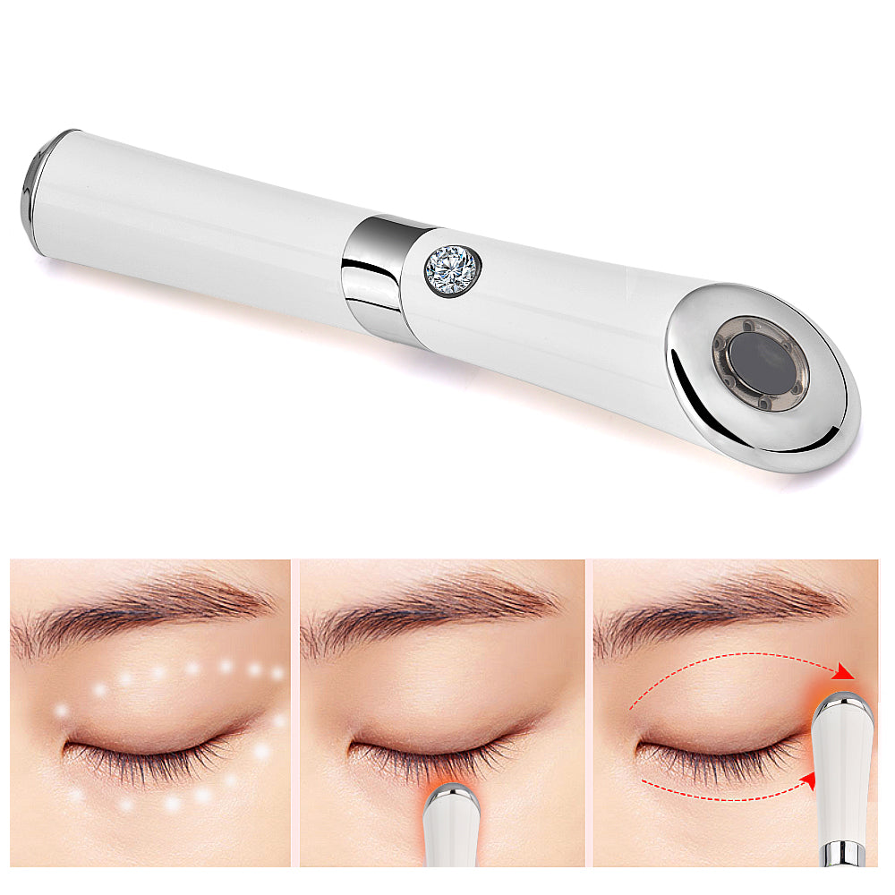 Eye massager
 Features:
 
 1. Ion and vibration massage to remove eye wrinkles more effectively. black eyes. Tighten the skin around your eyes.
 
 2. Smart touch, this machine hAccessoriesDalilly Designs BoutiqueEye massager