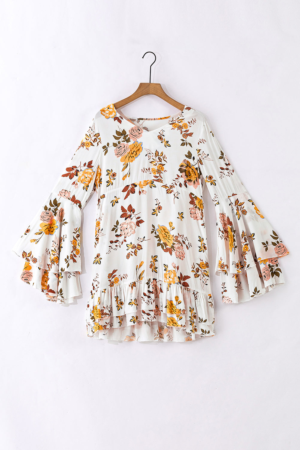 White Printed Floral Print Layered Sleeve Mini Dress

 Size Chart (CM)



Sizes 



Bust
 



Hem_Width
 



Shoulder
 



Sleeve_Length
 



Length
 





Relax
 



Relax
 



Relax
 



Relax
 



Relax
 





S
 DressesDalilly Designs BoutiqueWhite Printed Floral Print Layered Sleeve Mini Dress