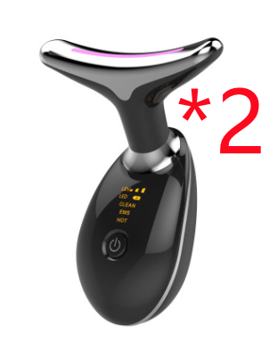 EMS Thermal Neck Lifting And Tighten Massager Electric Microcurrent Wr
 Overview:
 
 ★ Positive and negative ions: Using the principle of mutual attraction between positive and negative ions, the deep pores and dirt are output through AccessoriesDalilly Designs BoutiqueTighten Massager Electric Microcurrent Wrinkle Remover LED Photon Face Beauty Device