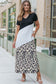 Black Leopard Color Block Side Slit T Shirt Maxi Dress

		This leopard dress is casual and comfortable for daily wear
	With side slits design, it adds a sexy touch to the dress
	The combination of leopard and color bloDressesDalilly Designs BoutiqueBlack Leopard Color Block Side Slit