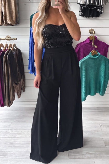 Black Sequin Tube Top Wide Leg Jumpsuit

 Size Chart (CM)



Sizes 



Bust
 



Waist
 



Bottoms
 



Inseam
 



Outseam
 





Relax
 



Relax
 



Relax
 



Relax
 



Relax
 





S
 



80
 


BottomsDalilly Designs BoutiqueBlack Sequin Tube Top Wide Leg Jumpsuit