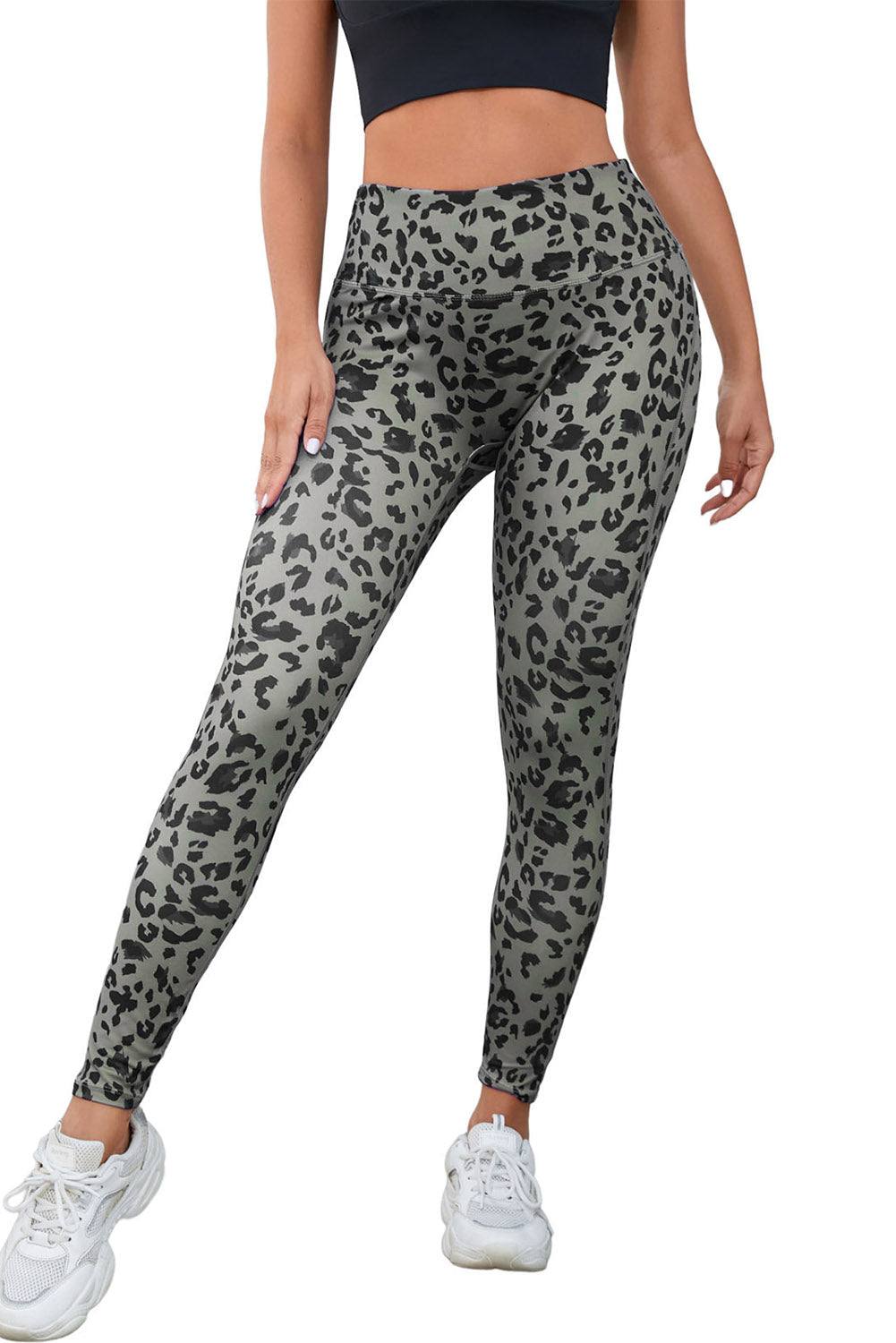 Gray Classic Leopard Print Active Leggings

	We are thrilled to bring you all our very own animal print leggings
		These leggings are so cute and the print is perfect
		We are pairing these with a solid tunBottomsDalilly Designs BoutiqueGray Classic Leopard Print Active Leggings