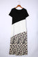 Black Leopard Color Block Side Slit T Shirt Maxi Dress

		This leopard dress is casual and comfortable for daily wear
	With side slits design, it adds a sexy touch to the dress
	The combination of leopard and color bloDressesDalilly Designs BoutiqueBlack Leopard Color Block Side Slit