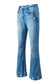 Sky Blue Slight Distressed Medium Wash Flare Jeans


		Designed for daily occasions, these stylish flared jeans won't let you down
	
	
		The high waistline is very flattering to bring a slender figure
	
	
		BottomsDalilly Designs BoutiqueSky Blue Slight Distressed Medium Wash Flare Jeans