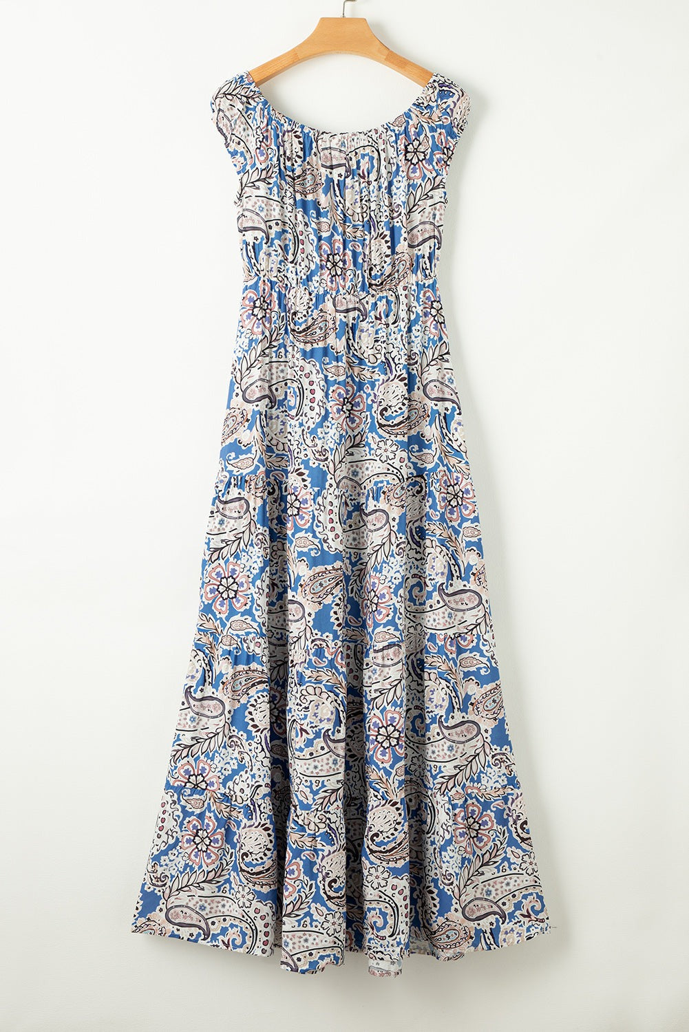 Blue Boho Paisley Print Off Shoulder Maxi Dress

 Size Chart (CM)



Sizes 



Bust
 



Waist
 



Hem_Width
 



Length
 





Relax
 



Relax
 



Relax
 



Relax
 





S
 



112
 



66
 



290
 



126DressesDalilly Designs BoutiqueBlue Boho Paisley Print