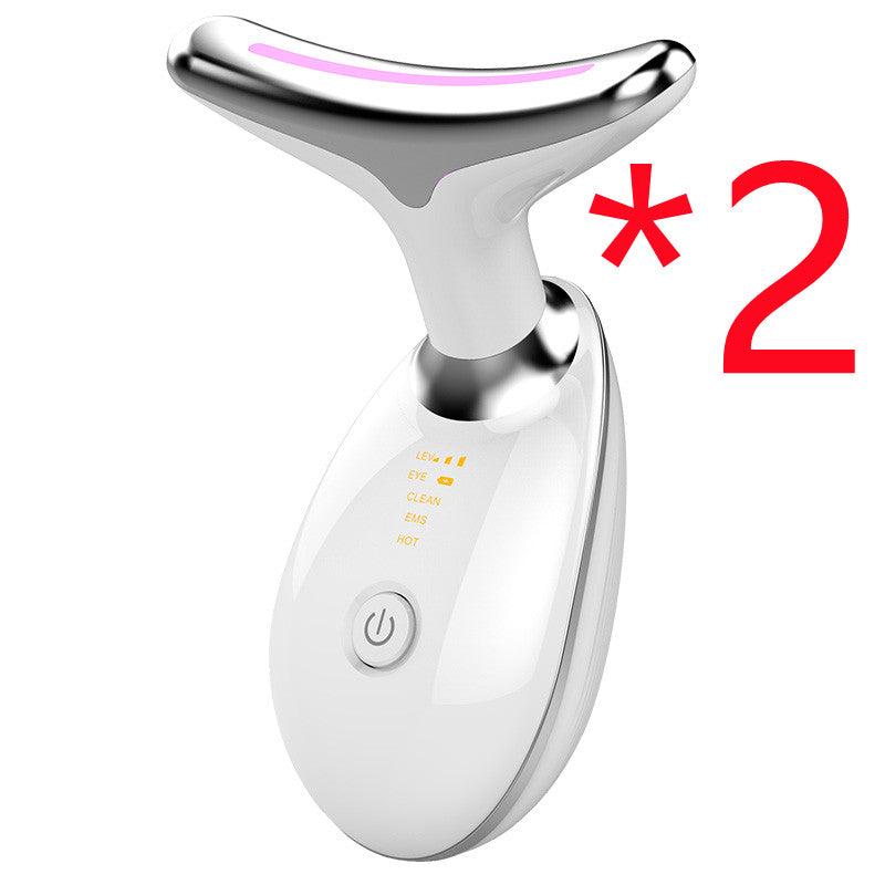 EMS Thermal Neck Lifting And Tighten Massager Electric Microcurrent Wr
 Overview:
 
 ★ Positive and negative ions: Using the principle of mutual attraction between positive and negative ions, the deep pores and dirt are output through AccessoriesDalilly Designs BoutiqueTighten Massager Electric Microcurrent Wrinkle Remover LED Photon Face Beauty Device