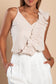 Ruffled V-Neck Cami
Features: Ruffled
Sheer: Opaque
Stretch: No stretch
Material composition: 100% Polyester
Care instructions: Machine wash cold. Tumble dry low.
Imported
Tip: There iDalilly Designs Boutique-Neck Cami