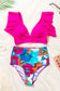 Cropped Swim Top and Floral Bottoms Set
Top type: No underwire
Bottom type: High waist
Number of pieces: Two-piece
Chest pad: Removable padding
Pattern type: Floral
Style: Beach
Features: Ruffle
Material 0Dalilly Designs BoutiqueCropped Swim Top