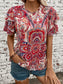 Printed Round Neck Short Sleeve Blouse
Features: Ruffled
Sheer: Opaque
Stretch: No stretch
Material composition: 100% polyester
Care instructions: Machine wash cold. Tumble dry low.
Imported


Size
US
ToDalilly Designs BoutiquePrinted Round Neck Short Sleeve Blouse