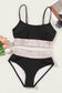 Black Striped Patchwork Spaghetti Strap High Waist Bikini Swimsuit
 Size Chart (INCH)



Sizes 



Waist
 



Bust
 



Hip
 





Relax
 



Relax
 



Relax
 





S
 



23.6
 



28.7
 



29.1
 





M
 



25.2
 



30.7
 

Swimwear/High Waisted SwimsuitDalilly Designs BoutiqueBlack Striped Patchwork Spaghetti Strap High Waist Bikini Swimsuit