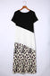 Black Leopard Color Block Side Slit T Shirt Maxi Dress

		This leopard dress is casual and comfortable for daily wear
	With side slits design, it adds a sexy touch to the dress
	The combination of leopard and color bloDressesDalilly Designs BoutiqueBlack Leopard Color Block Side Slit