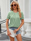 Ruched Round Neck Flounce Sleeve Top
Features: Ruched
Sheer: Opaque
Stretch: Slightly stretchy
Material composition: 65% rayon, 30% polyester, 5% spandex
Care instructions: Machine wash cold. Tumble drTopsDalilly Designs BoutiqueRuched Round Neck Flounce Sleeve Top