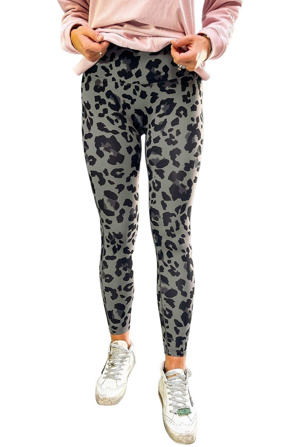 Gray Classic Leopard Print Active Leggings

	We are thrilled to bring you all our very own animal print leggings
		These leggings are so cute and the print is perfect
		We are pairing these with a solid tunBottomsDalilly Designs BoutiqueGray Classic Leopard Print Active Leggings