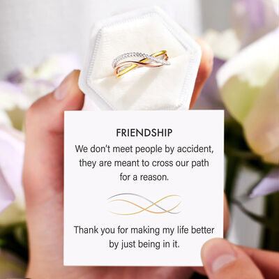 Crisscross Gold-Plated 925 Sterling Silver Ring
Tip: This product does not include cards
Pieces: 1-piece
Material: 18K gold-plated, 925 sterling silver, Rose gold-plated
Care instructions: Avoid wearing during exAccessoriesDalilly Designs BoutiqueCrisscross Gold-Plated 925 Sterling Silver Ring