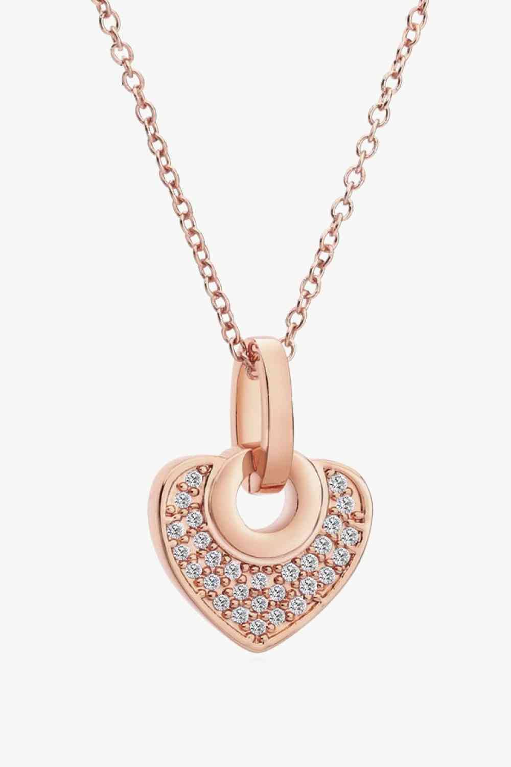 Crystal Heart Pendant Necklace
Picture style: Ghost mannequin
Features: Heart pendant
Material: Copper, crystal
Care: Avoid wearing during exercise, as sweat will react with the jewelry to producAccessoriesDalilly Designs BoutiqueCrystal Heart Pendant Necklace