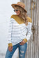 Striped Round Neck Long Sleeve T-Shirt
Features: Basic style
Sheer: Opaque
Stretch: Slightly stretchy
Material composition: 35% polyester, 65% cotton
Care instructions: Machine wash cold. Tumble dry low.TopsDalilly Designs BoutiqueStriped Round Neck Long Sleeve