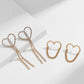 Heart Shape Gold-Plated Alloy Earrings
Pieces: 1-piece
Material: Alloy, Gold-plated
Care instructions: Avoid wearing during exercise, as sweat will react with the jewelry to produce silver chloride and cAccessoriesDalilly Designs BoutiqueHeart Shape Gold-Plated Alloy Earrings