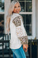 Leopard Round Neck Dropped Shoulder T-Shirt
Features: Basic style
Sheer: Opaque
Stretch: Slightly stretchy
Material composition: 95% polyester, 5% elastane
Care instructions: Machine wash cold. Tumble dry lowTopsDalilly Designs BoutiqueLeopard Round Neck Dropped Shoulder