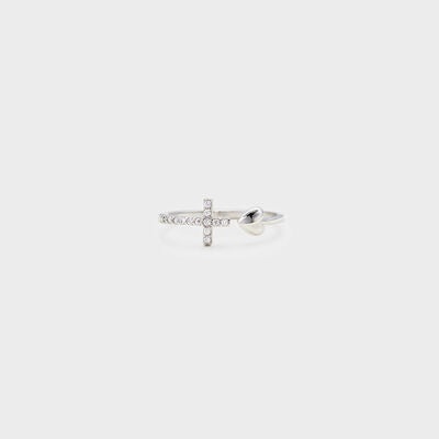 Heart Shape Cross Inlaid Zircon Open Ring
Tip: This product does not include cards
Pieces: 1-piece
Material: 18K gold-plated, 925 sterling silver, Zircon, Rose gold-plated
Care instructions: Avoid wearing dAccessoriesDalilly Designs BoutiqueHeart Shape Cross Inlaid Zircon Open Ring