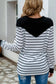 Striped Round Neck Long Sleeve T-Shirt
Features: Basic style
Sheer: Opaque
Stretch: Slightly stretchy
Material composition: 35% polyester, 65% cotton
Care instructions: Machine wash cold. Tumble dry low.TopsDalilly Designs BoutiqueStriped Round Neck Long Sleeve