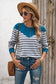 Striped Round Neck Long Sleeve T-Shirt
Features: Basic style
Sheer: Opaque
Stretch: Slightly stretchy
Material composition: 35% polyester, 65% cotton
Care instructions: Machine wash cold. Tumble dry low.TopsDalilly Designs BoutiqueStriped Round Neck Long Sleeve