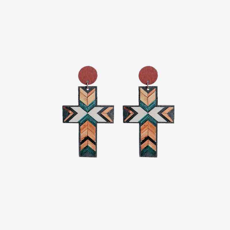 Cross Drop Earrings
Material: Wood
Care instructions: 1. Use a soft cloth to wipe. After each wear, you can use a soft cloth to wipe. 2. Avoid contact with water, as prolonged exposureAccessoriesDalilly Designs BoutiqueCross Drop Earrings