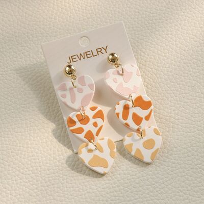 Acrylic Stainless Steel Dangle Earrings
Pieces: 1-piece
Material: Acrylic, Stainless steel, Copper, Soft pottery
Care instructions: Avoid wearing during exercise, as sweat will react with the jewelry to pAccessoriesDalilly Designs BoutiqueAcrylic Stainless Steel Dangle Earrings