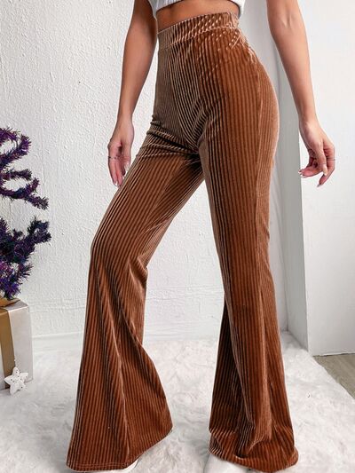 Ribbed High Waist Bootcut Pants
Features: Basic style
Sheer: Opaque
Material composition: 95% polyester, 5% spandex
Care instructions: Machine wash cold. Tumble dry low.
Imported
Product measuremeBottomsDalilly Designs BoutiqueRibbed High Waist Bootcut Pants