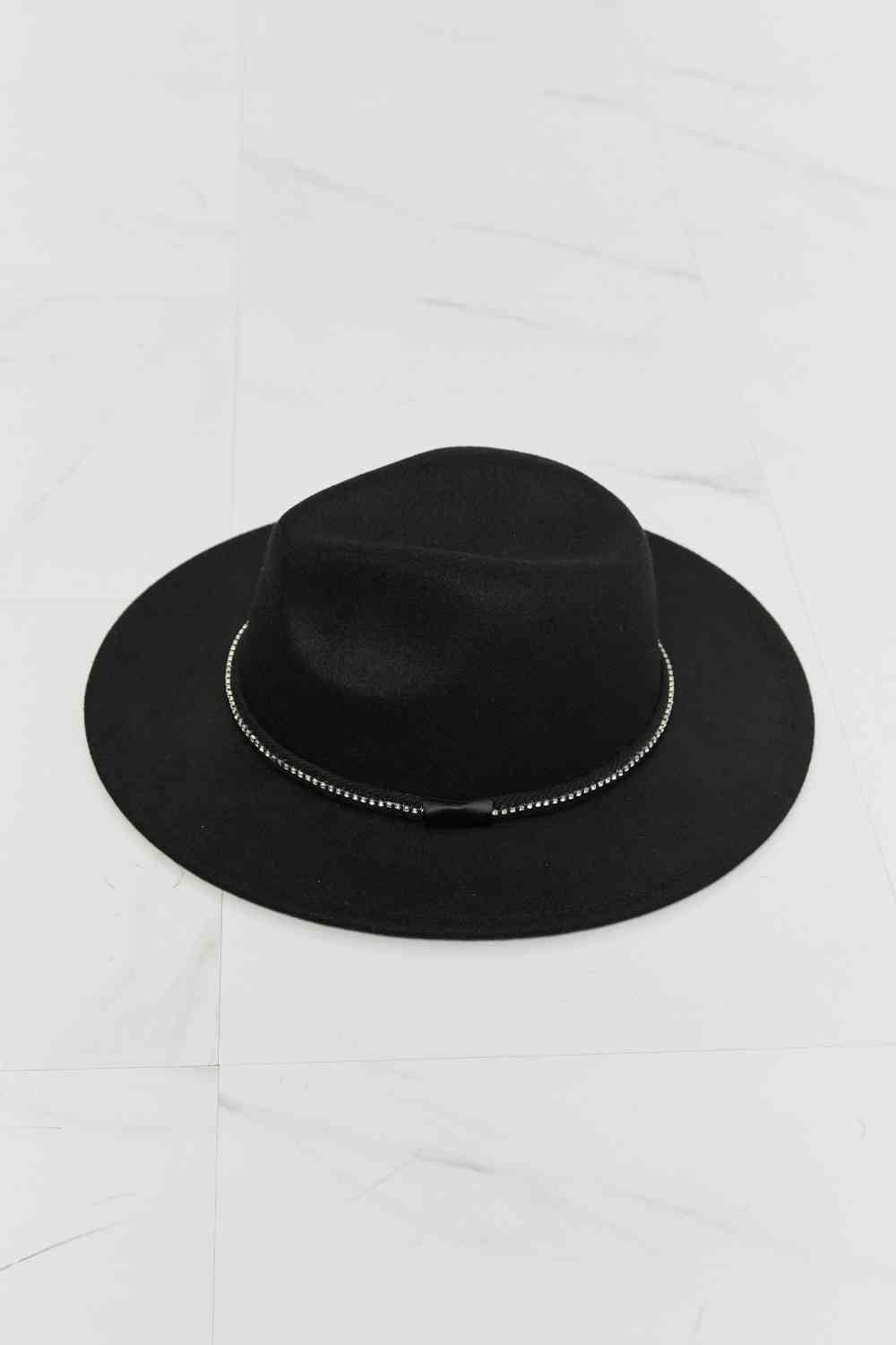 Fame Bring It Back Fedora HatThis hat is the perfect accessory for any occasion, adding a touch of sophistication and glamour to any outfit. This hat features a classic fedora shape with a wide AccessoriesDalilly Designs BoutiqueBack Fedora Hat