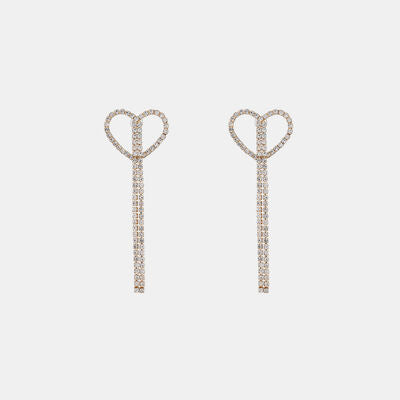 Heart Shape Gold-Plated Alloy Earrings
Pieces: 1-piece
Material: Alloy, Gold-plated
Care instructions: Avoid wearing during exercise, as sweat will react with the jewelry to produce silver chloride and cAccessoriesDalilly Designs BoutiqueHeart Shape Gold-Plated Alloy Earrings