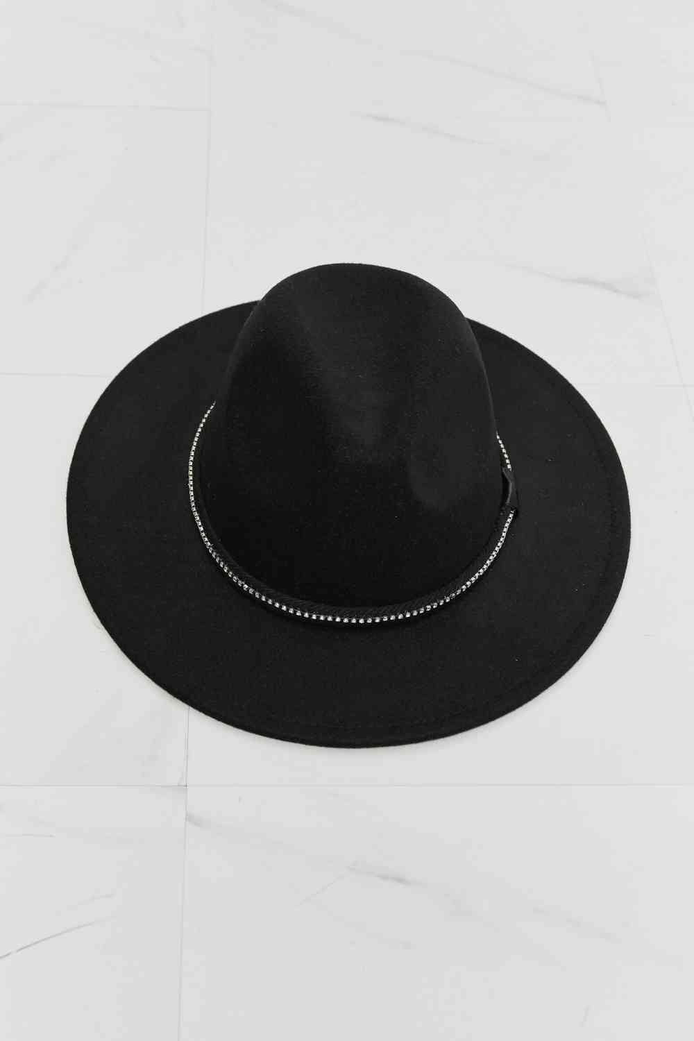 Fame Bring It Back Fedora HatThis hat is the perfect accessory for any occasion, adding a touch of sophistication and glamour to any outfit. This hat features a classic fedora shape with a wide AccessoriesDalilly Designs BoutiqueBack Fedora Hat