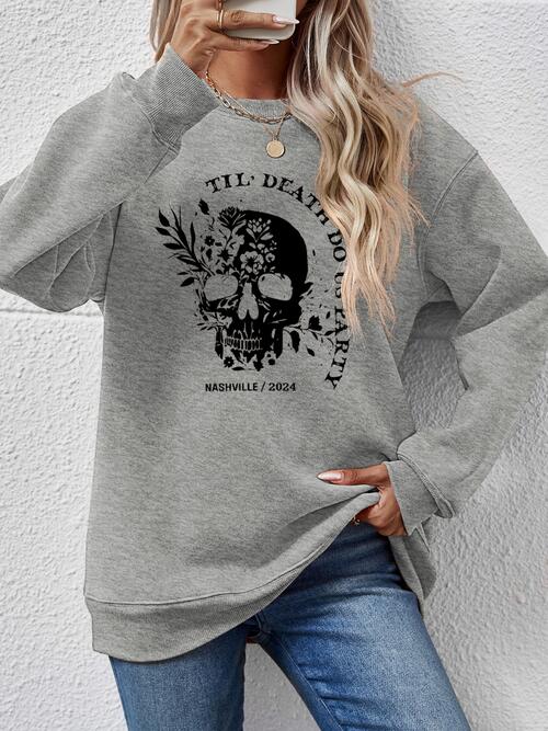 Graphic Round Neck Dropped Shoulder Sweatshirt
Features: Basic style
Sheer: Opaque
Stretch: No stretch
Material composition: 100% polyester
Care instructions: Machine wash cold. Tumble dry low.
Imported
Product TopsDalilly Designs BoutiqueGraphic Round Neck Dropped Shoulder Sweatshirt