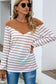 Striped Round Neck Long Sleeve T-Shirt
Features: Basic style
Sheer: Opaque
Stretch: Slightly stretchy
Material composition: 35% polyester, 65% cotton
Care instructions: Machine wash cold. Tumble dry low.TopsDalilly Designs BoutiqueStriped Round Neck Long Sleeve